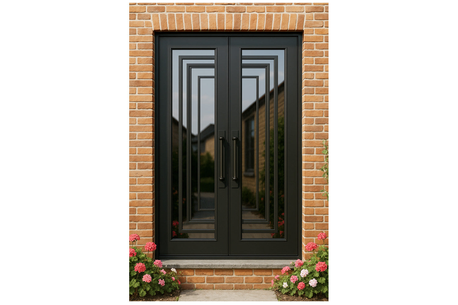 Royal 111 Wrought Iron Custom Exterior Door by Nova