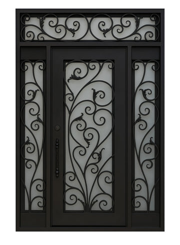 Royal 121 Wrought Iron Custom Exterior Door by Nova