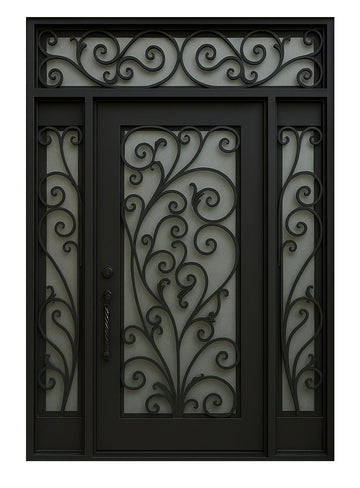 Royal 122 Wrought Iron Custom Exterior Door by Nova