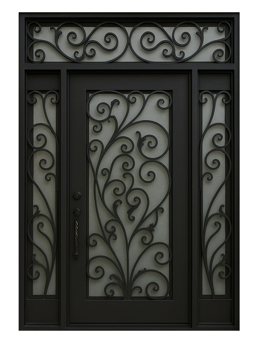 Royal 122 Wrought Iron Custom Exterior Door by Nova