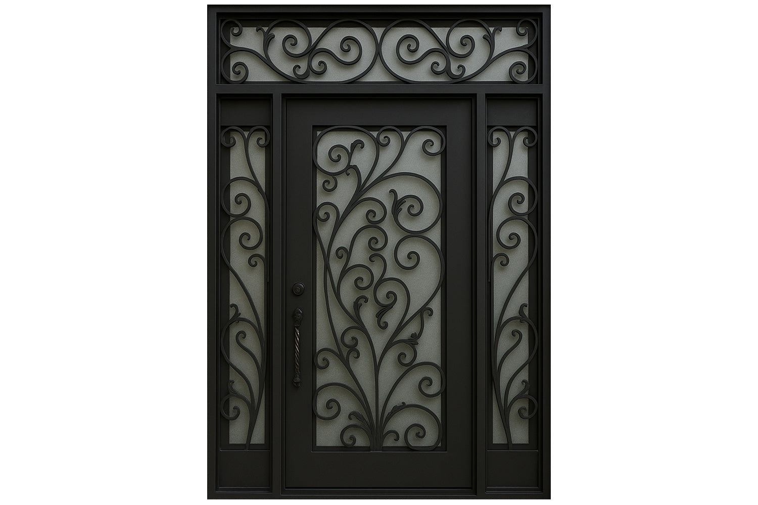 Royal 122 Wrought Iron Custom Exterior Door by Nova