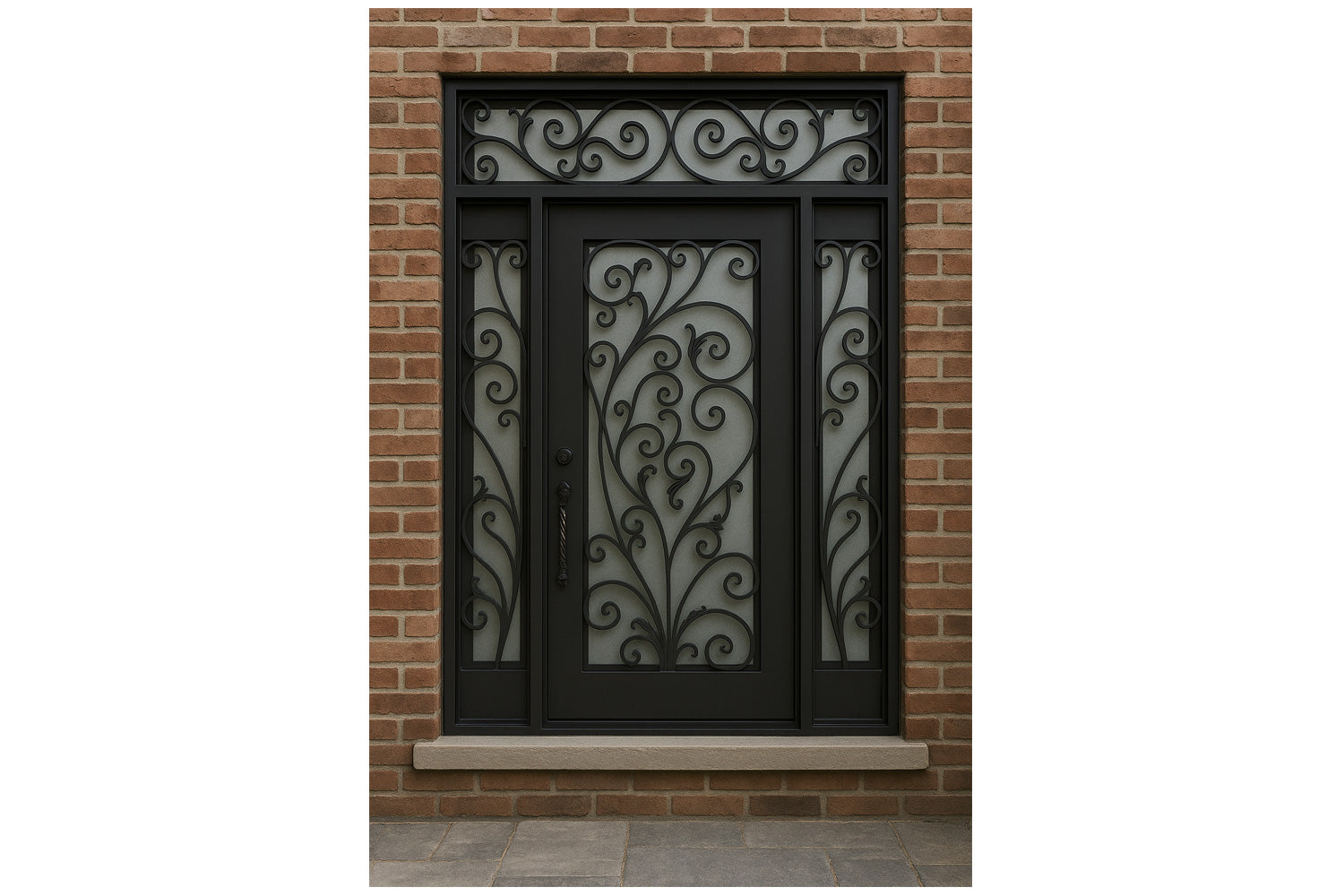 Royal 122 Wrought Iron Custom Exterior Door by Nova