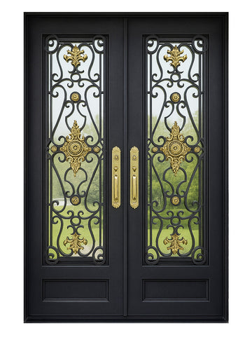 Royal 124 Wrought Iron Custom Exterior Door by Nova