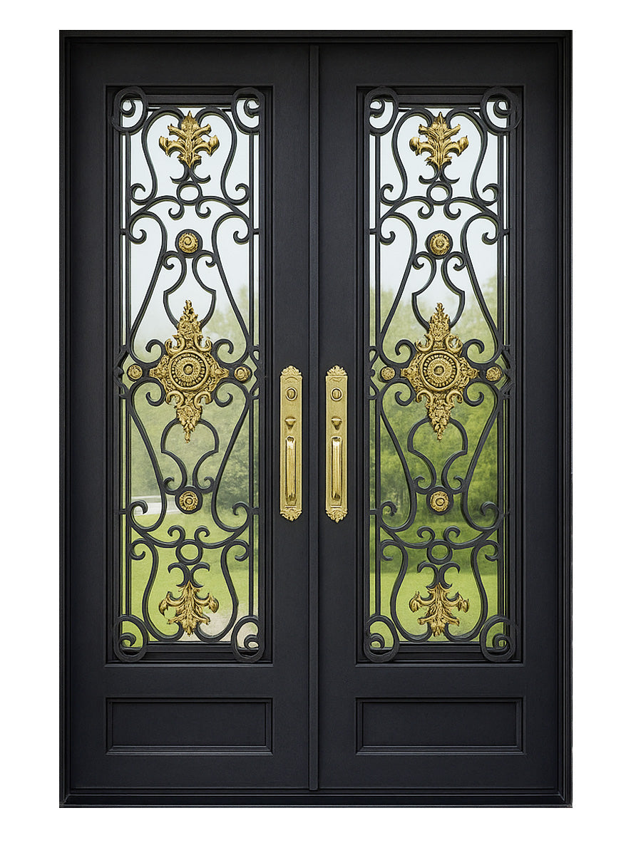 Royal 124 Wrought Iron Custom Exterior Door by Nova