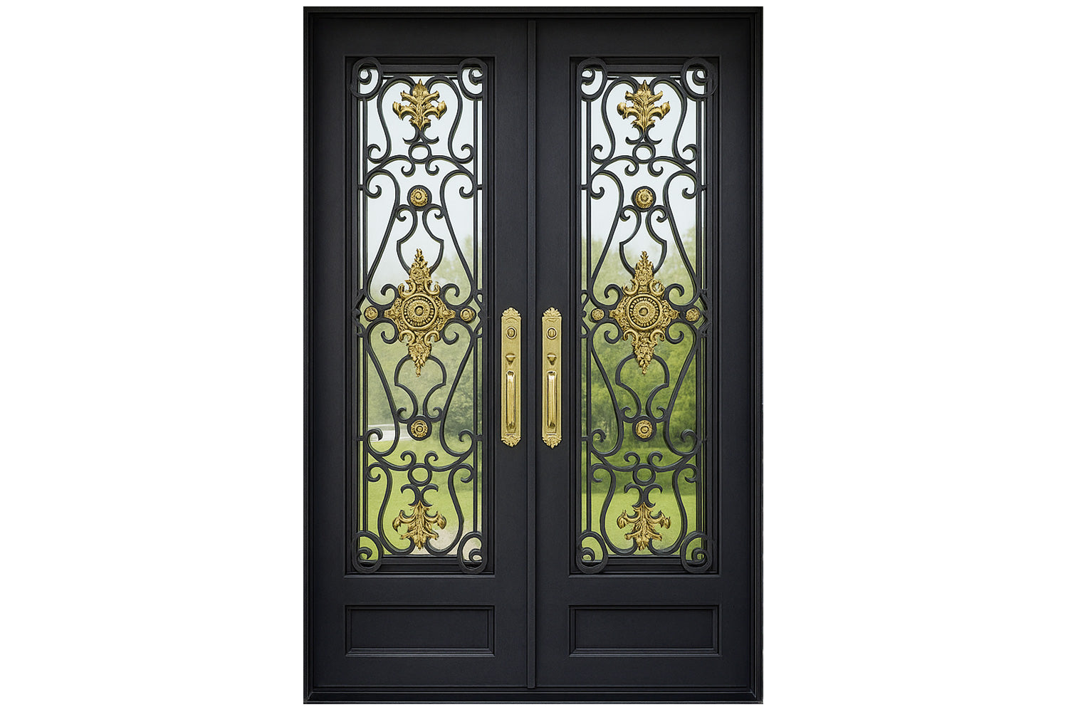 Royal 124 Wrought Iron Custom Exterior Door by Nova
