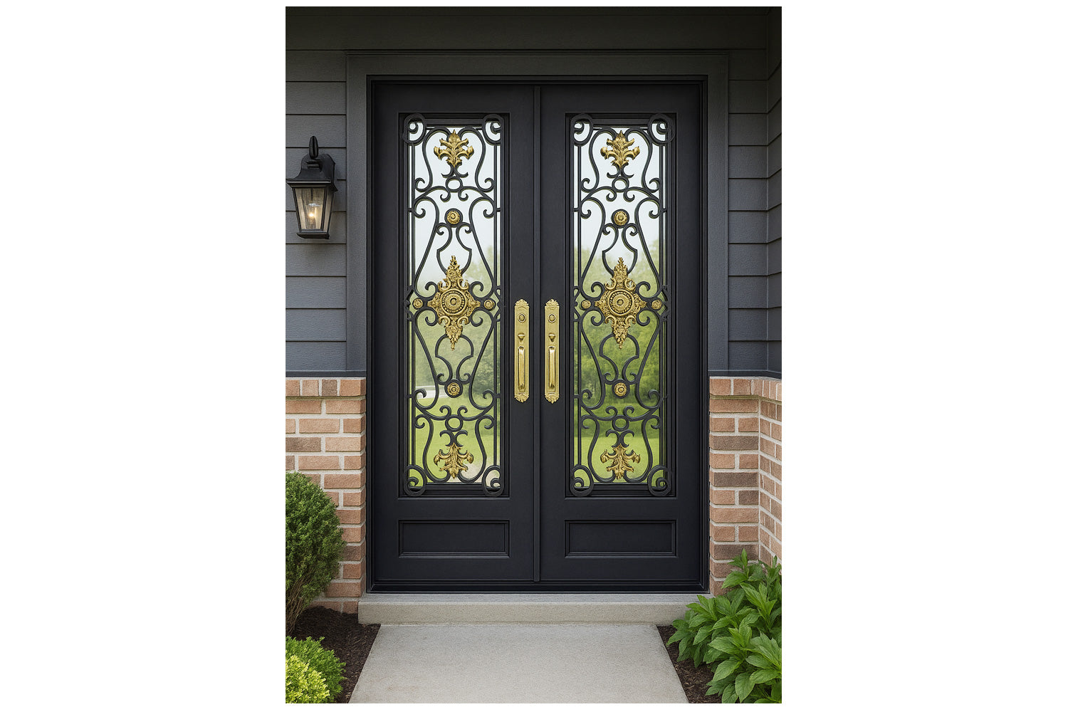 Royal 124 Wrought Iron Custom Exterior Door by Nova