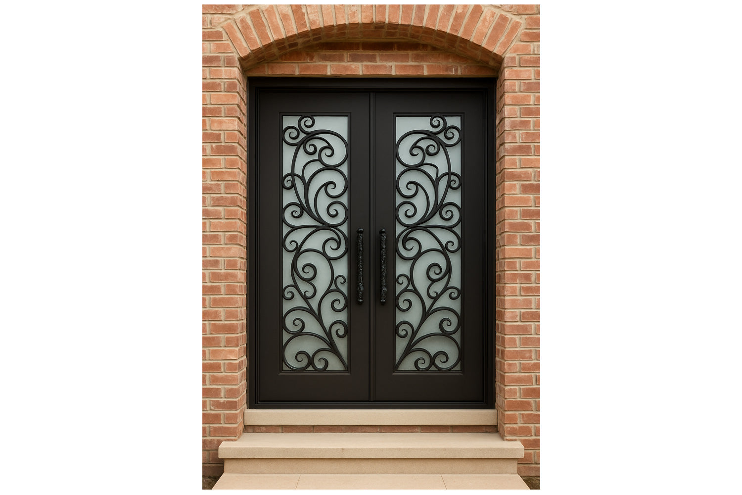 Royal 128 Wrought Iron Custom Exterior Door by Nova