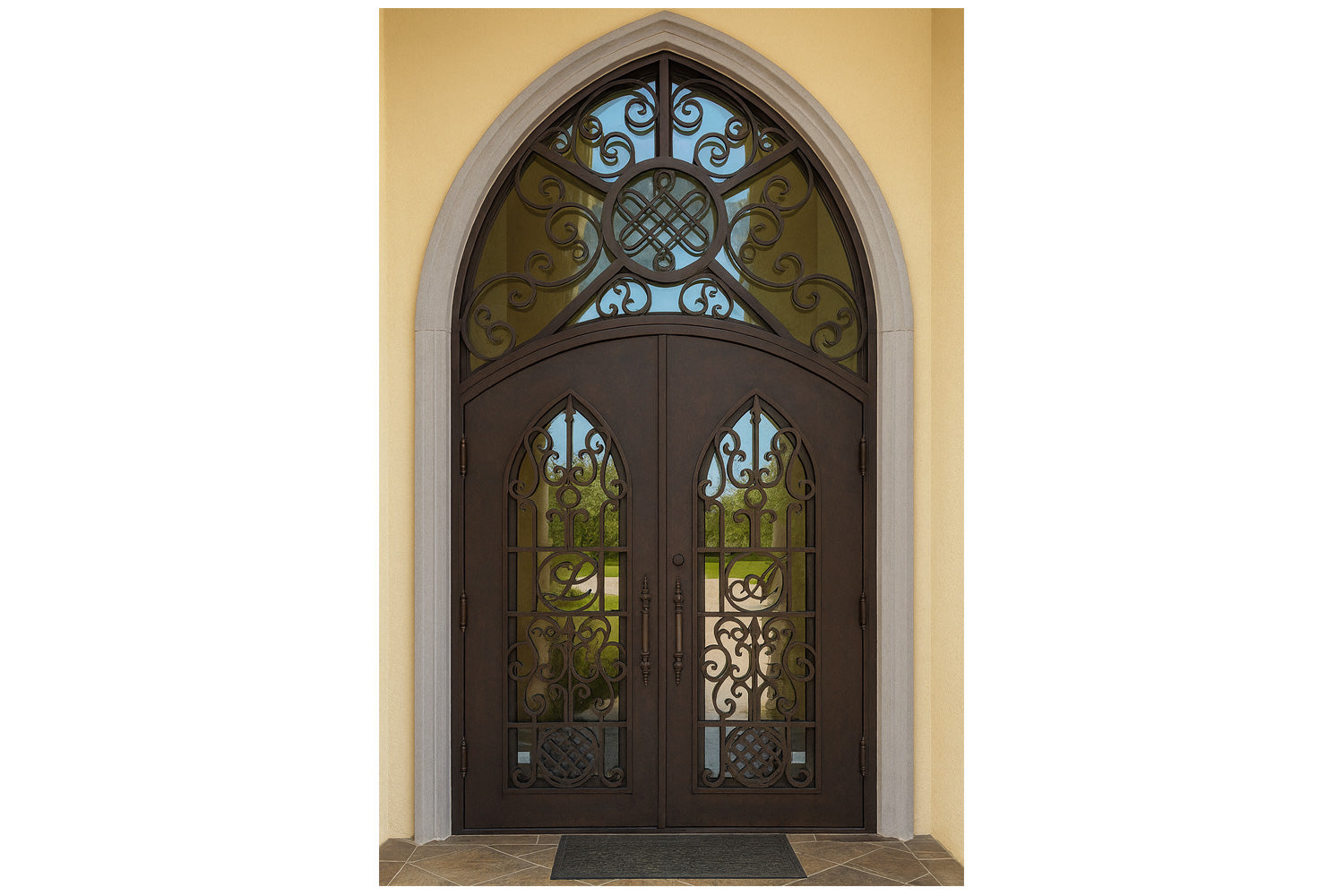 Royal 136 Wrought Iron Custom Exterior Door by Nova
