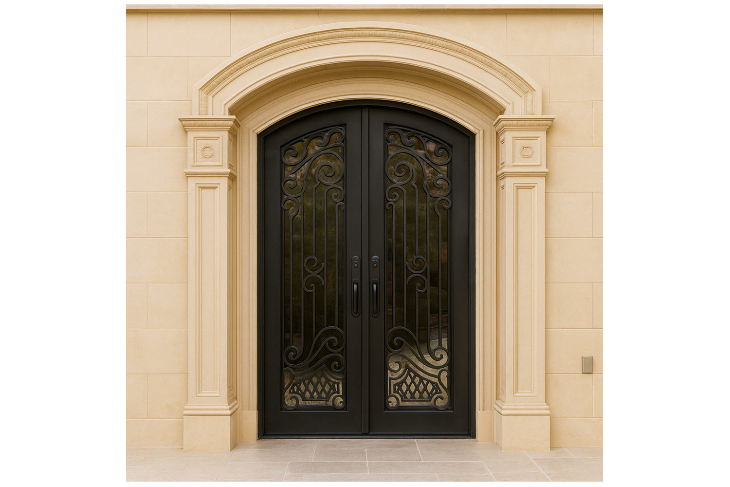 Royal 137 Wrought Iron Custom Exterior Door by Nova