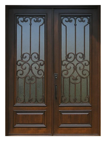 Royal 141 Wrought Iron Custom Exterior Door by Nova