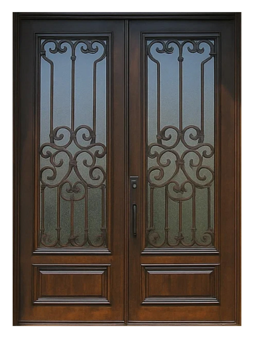 Royal 141 Wrought Iron Custom Exterior Door by Nova