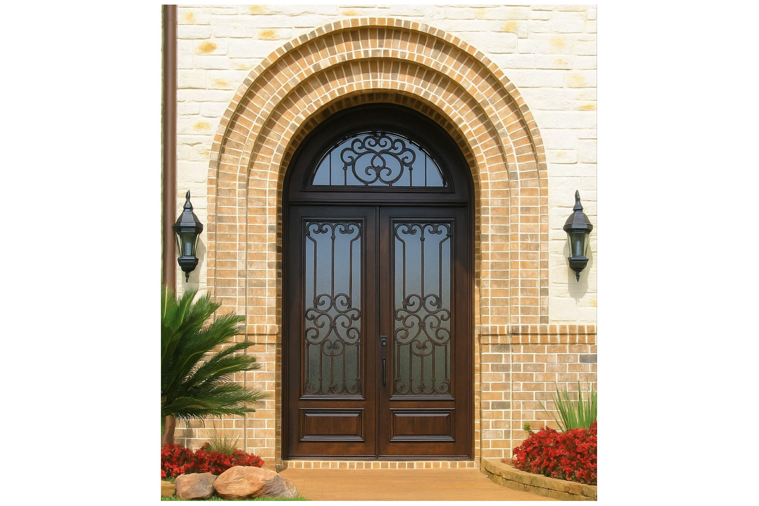 Royal 141 Wrought Iron Custom Exterior Door by Nova