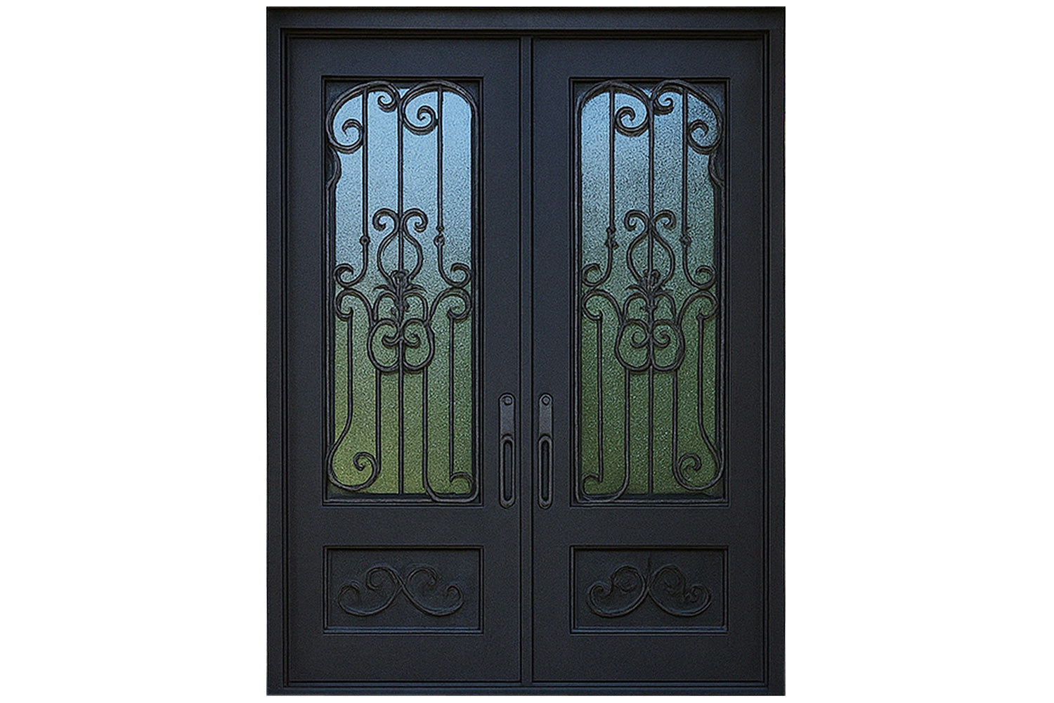 Royal 142 Wrought Iron Custom Exterior Door by Nova