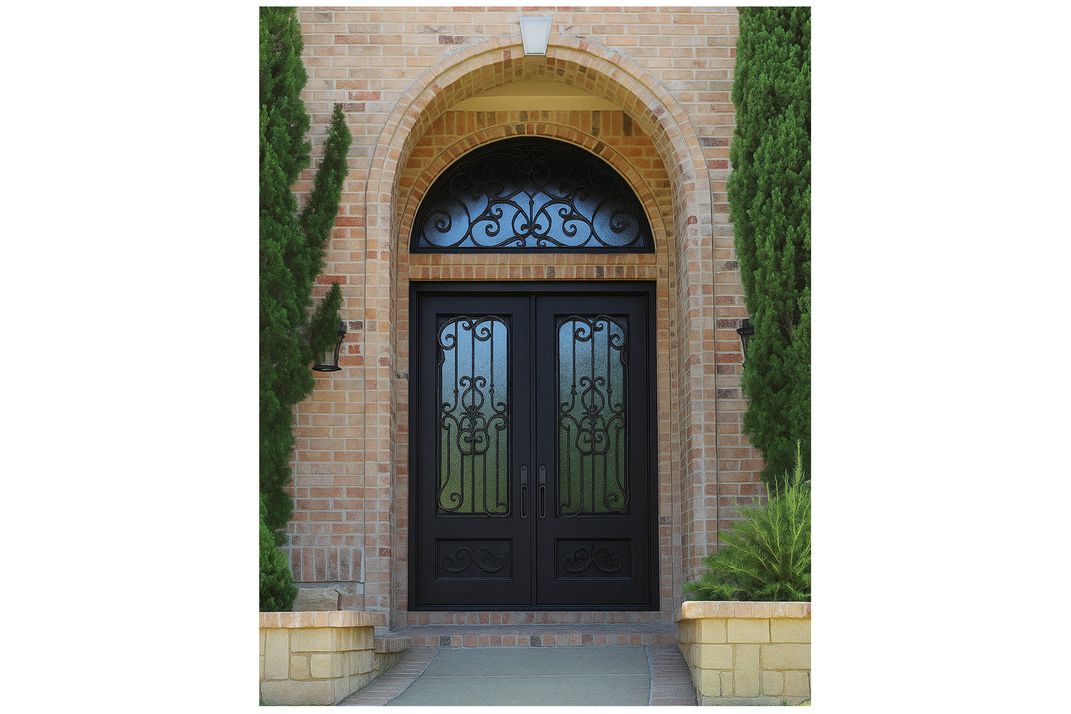 Royal 142 Wrought Iron Custom Exterior Door by Nova