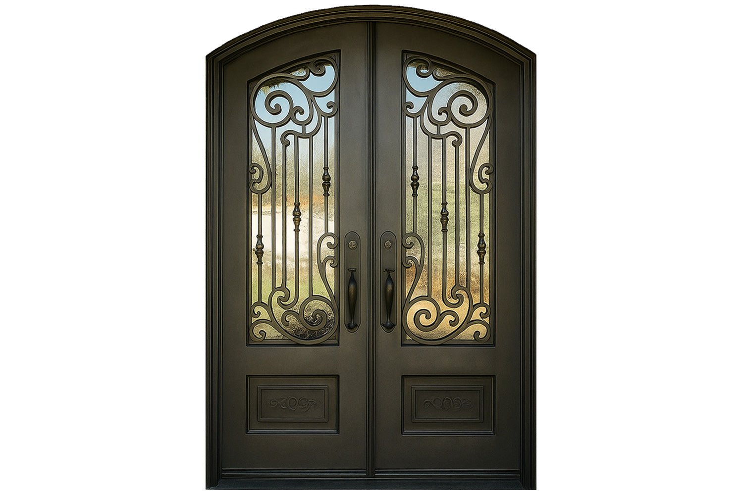 Royal 143 Wrought Iron Custom Exterior Door by Nova