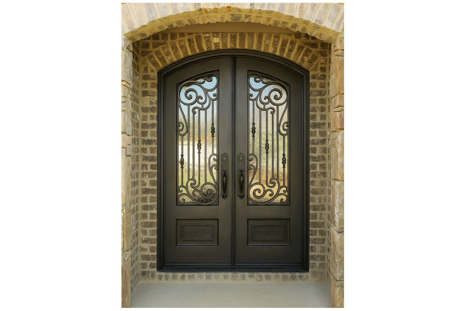 Royal 143 Wrought Iron Custom Exterior Door by Nova