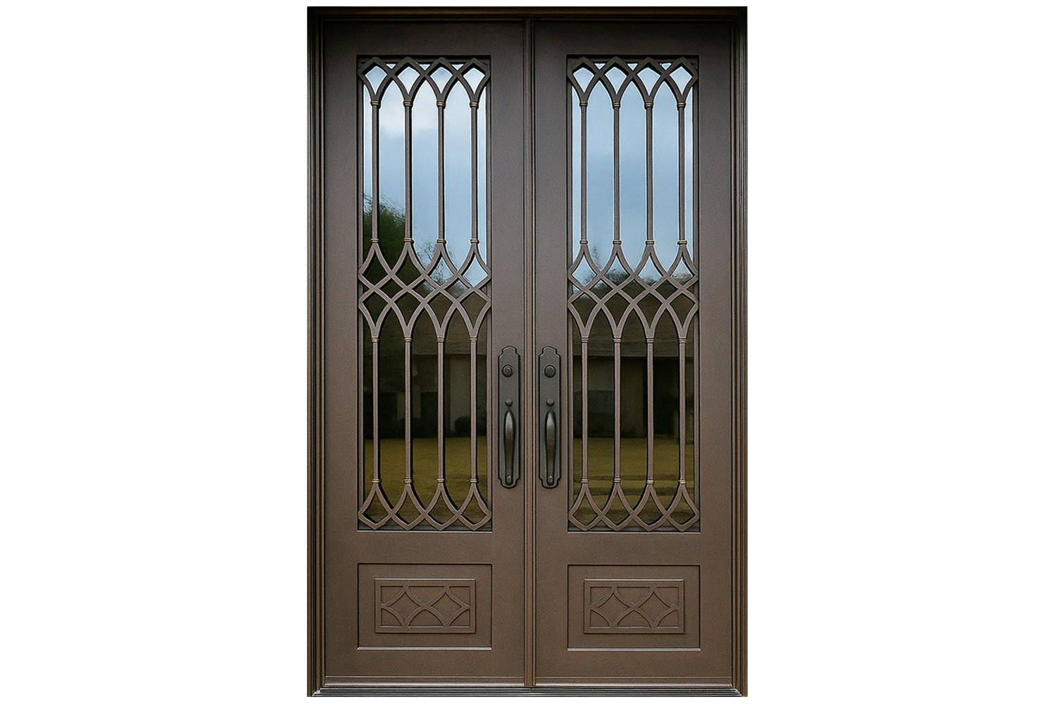 Royal 144 Wrought Iron Custom Exterior Door by Nova