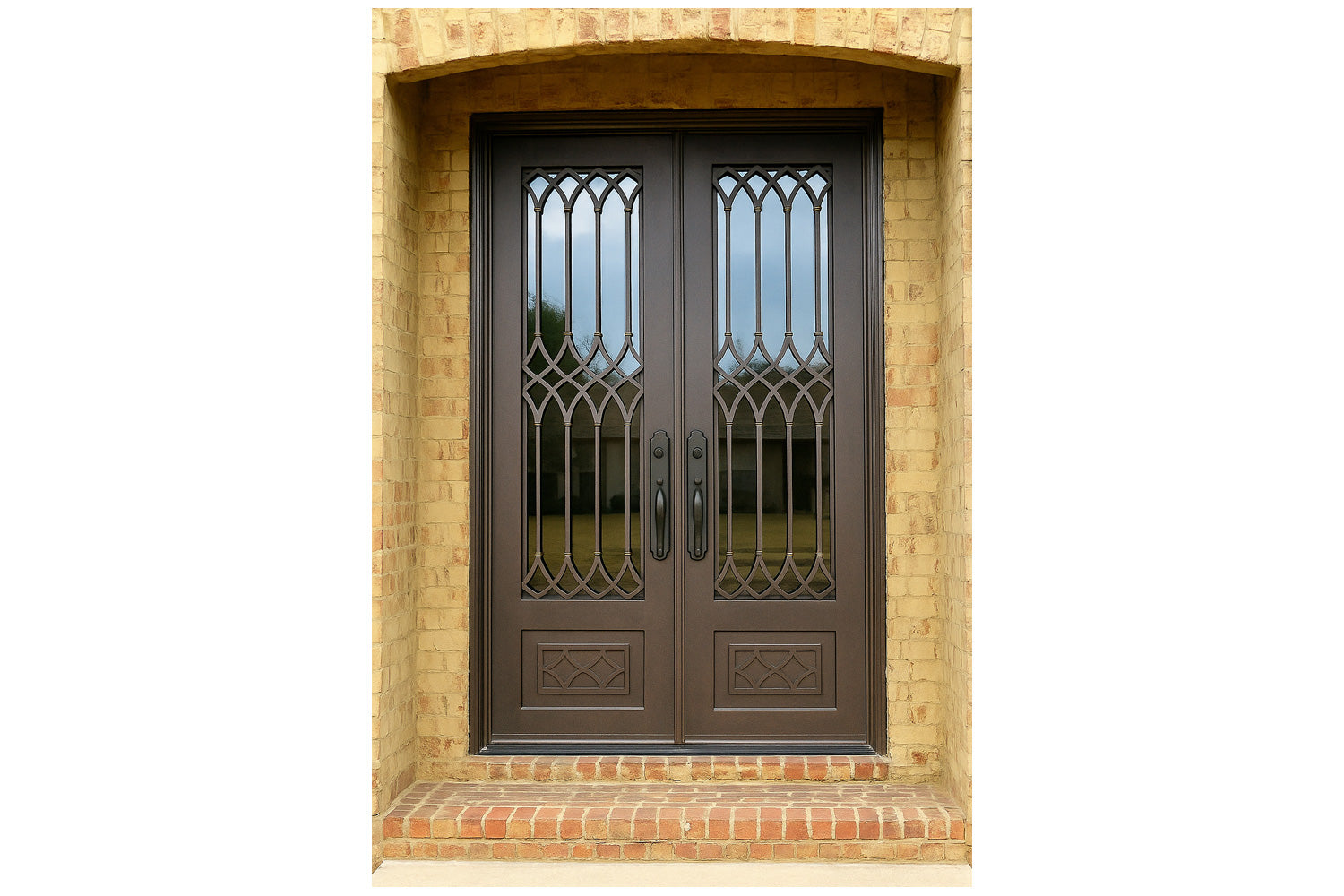 Royal 144 Wrought Iron Custom Exterior Door by Nova
