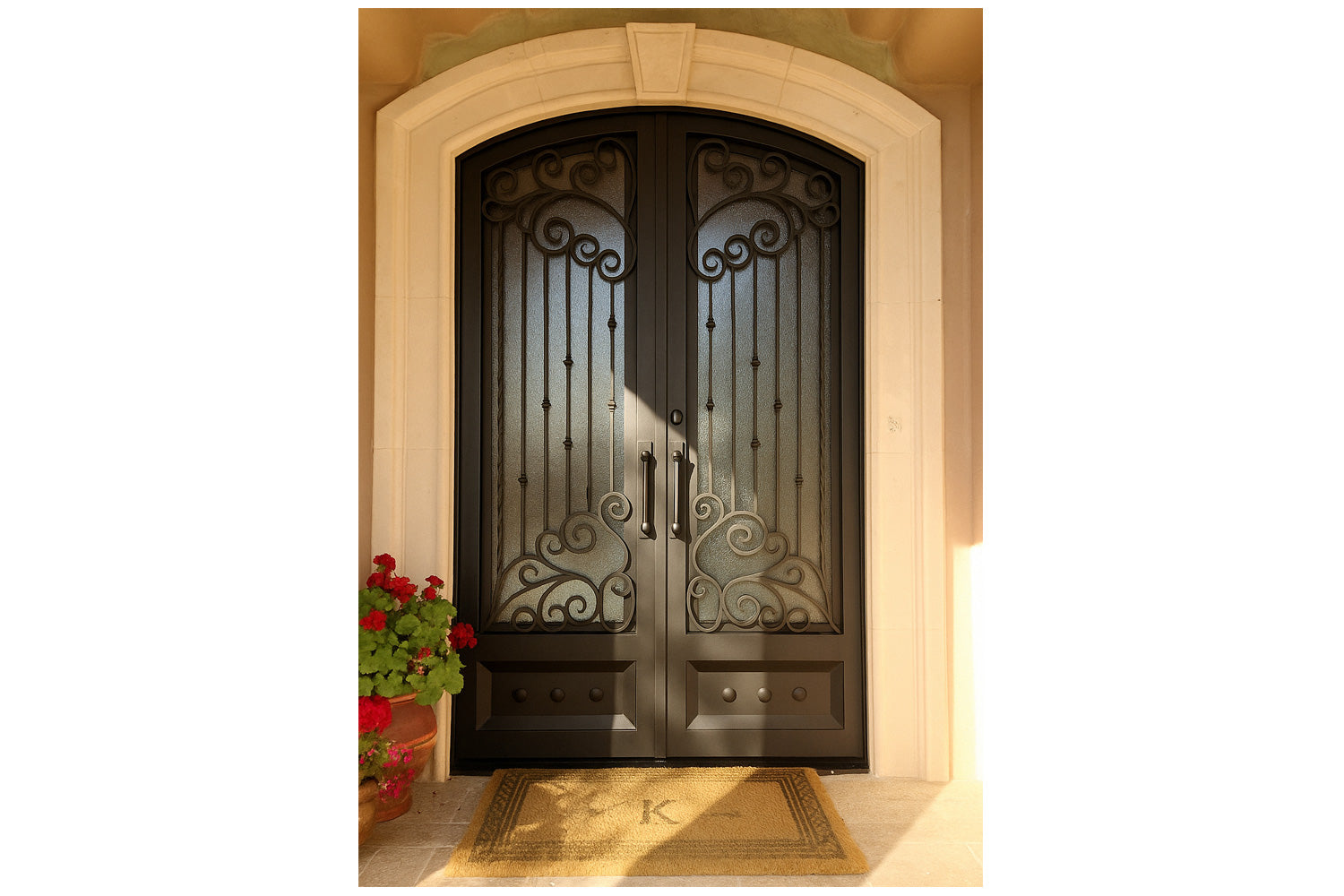 Royal 145 Wrought Iron Custom Exterior Door by Nova