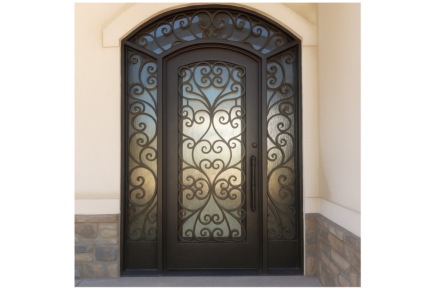 Royal 146 Wrought Iron Custom Exterior Door by Nova