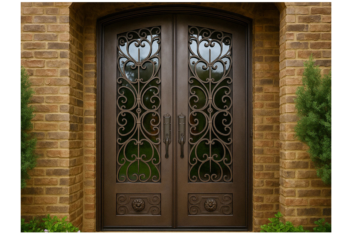 Royal 147 Wrought Iron Custom Exterior Door by Nova