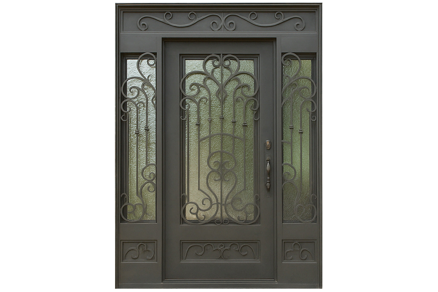 Royal 152 Wrought Iron Custom Exterior Door by Nova