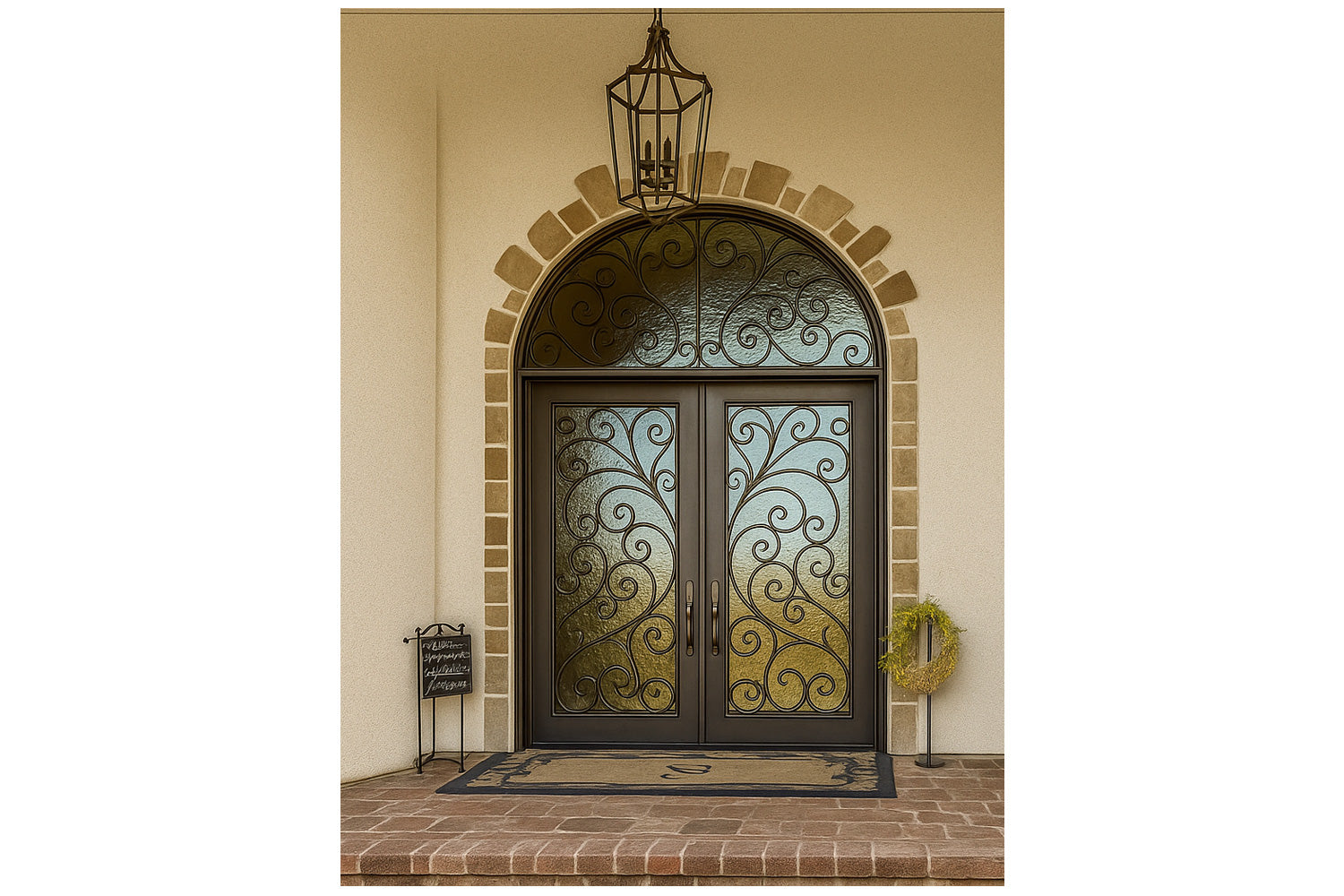 Royal 153 Wrought Iron Custom Exterior Door by Nova