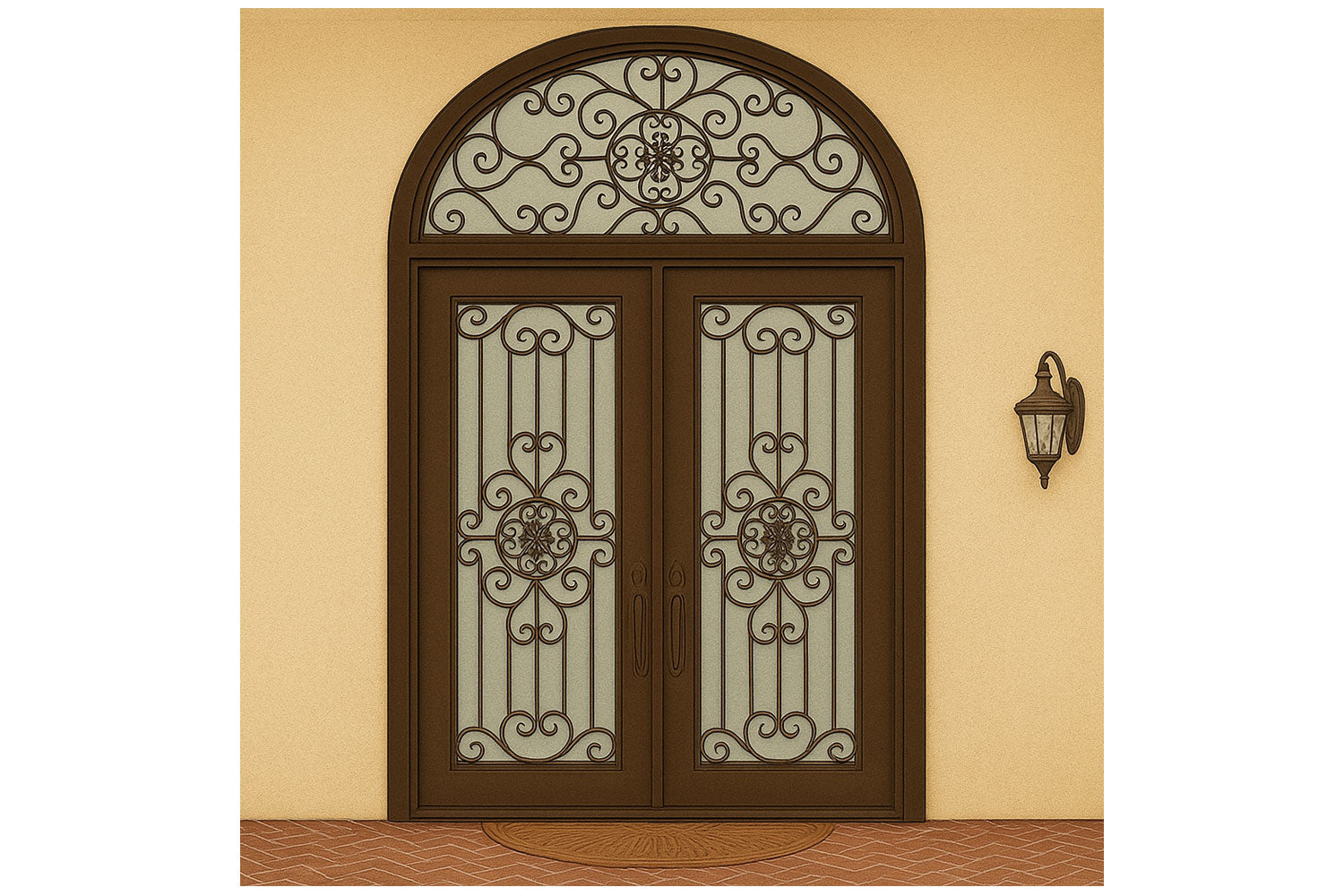 Royal 157 Wrought Iron Custom Exterior Door by Nova