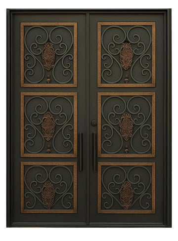 Royal 160 Wrought Iron Custom Exterior Door by Nova