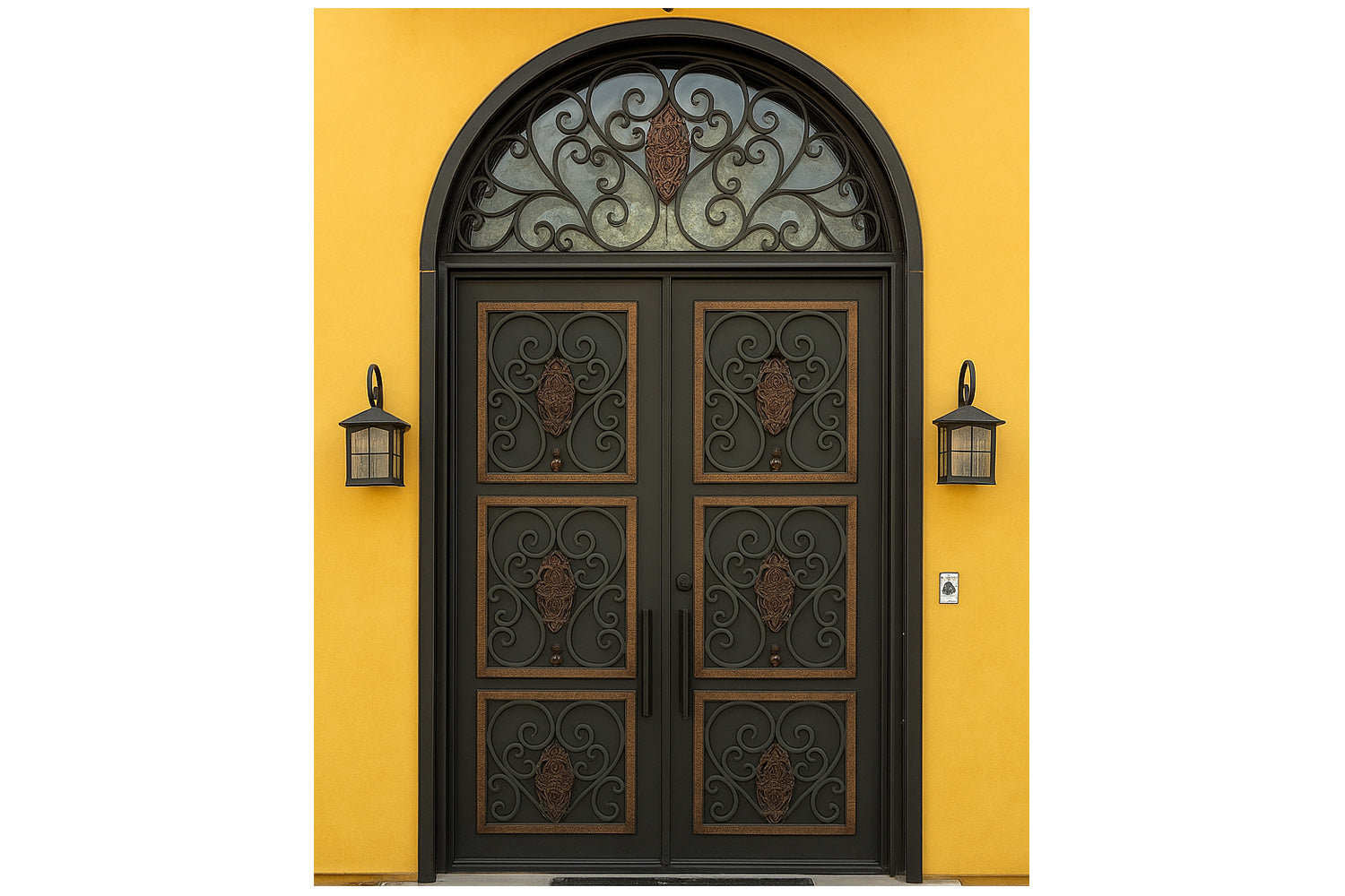 Royal 160 Wrought Iron Custom Exterior Door by Nova