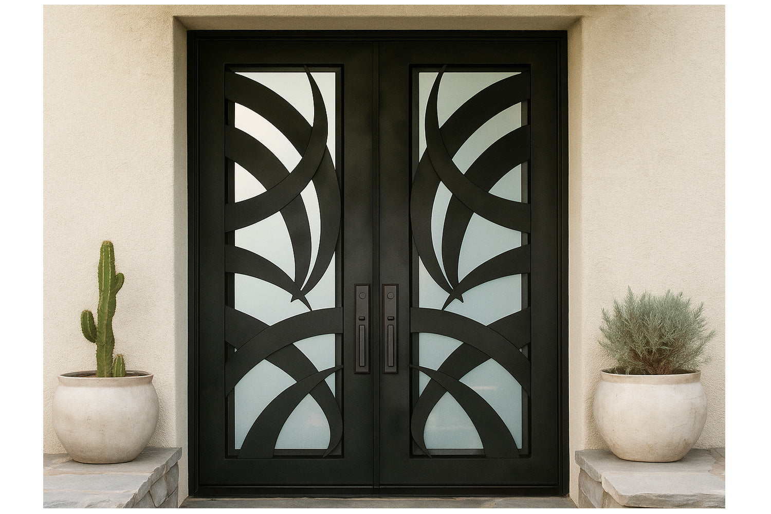 Royal 161 Wrought Iron Custom Exterior Door by Nova