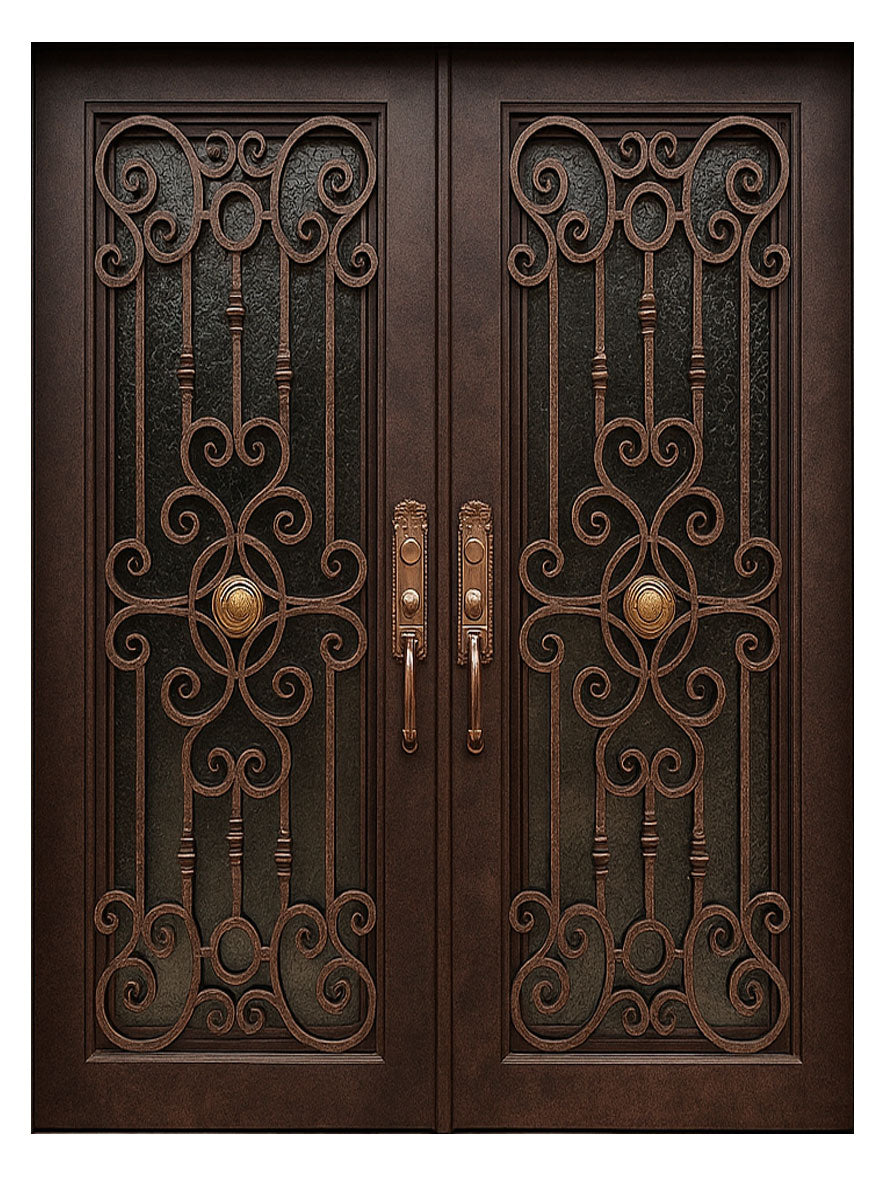 Royal 163 Wrought Iron Custom Exterior Door by Nova