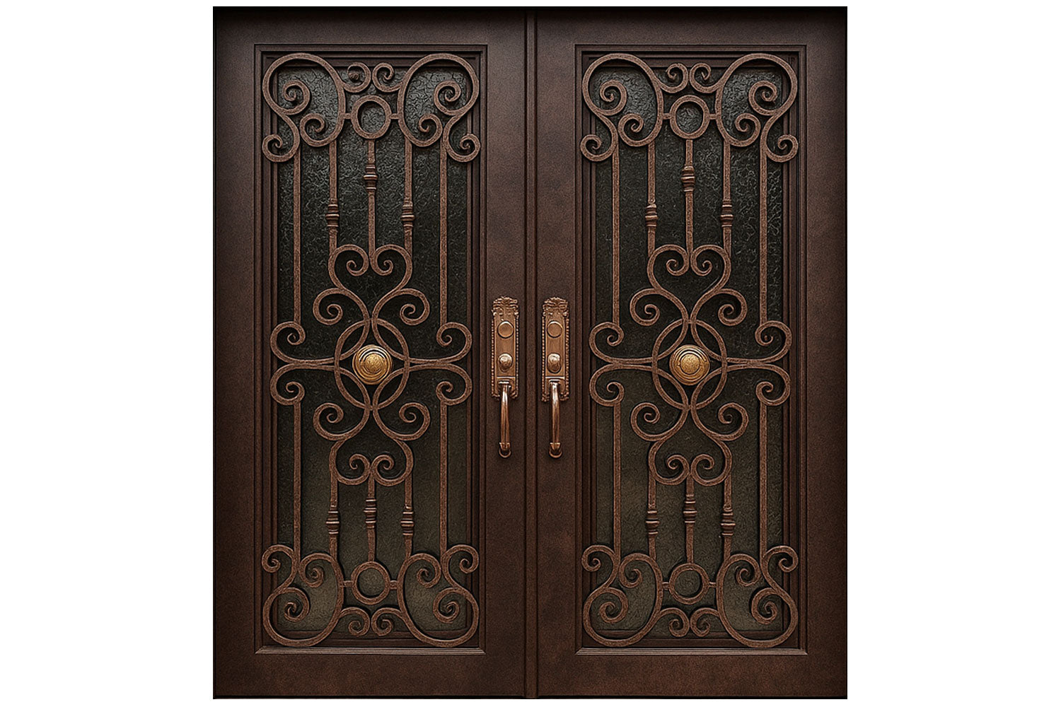Royal 163 Wrought Iron Custom Exterior Door by Nova
