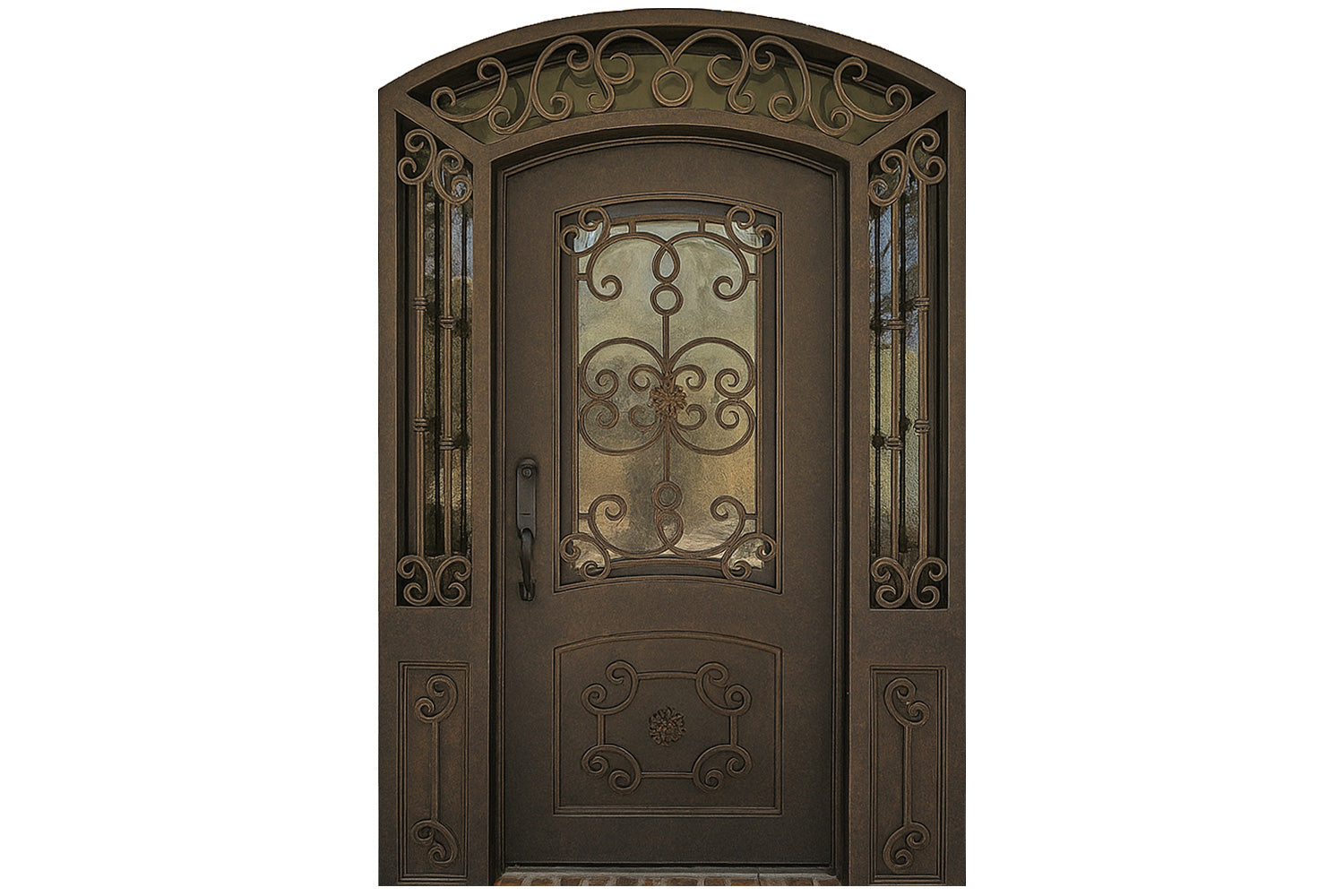 Royal 166 Wrought Iron Custom Exterior Door by Nova