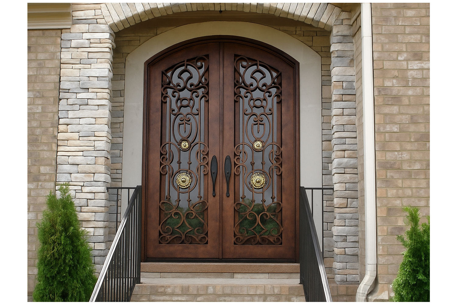 Royal 167 Wrought Iron Custom Exterior Door by Nova