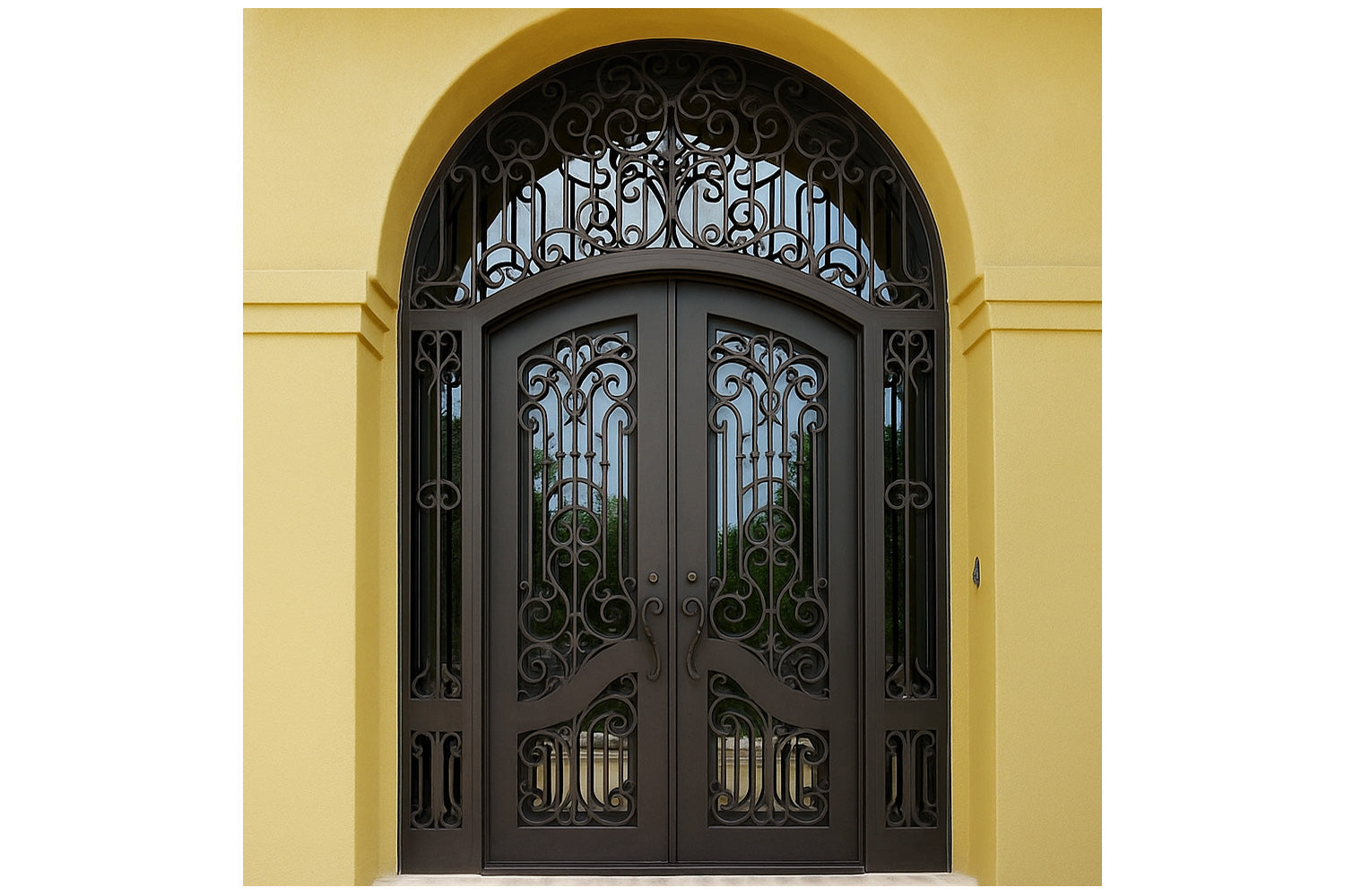 Royal 168 Wrought Iron Custom Exterior Door by Nova