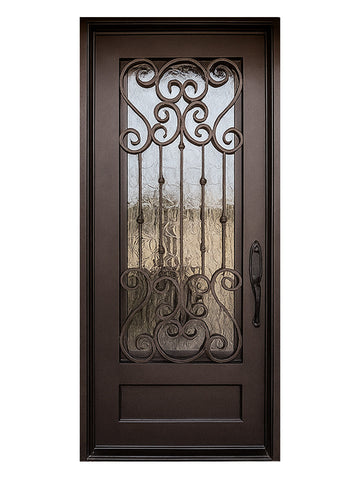 Royal 169 Wrought Iron Custom Exterior Door by Nova