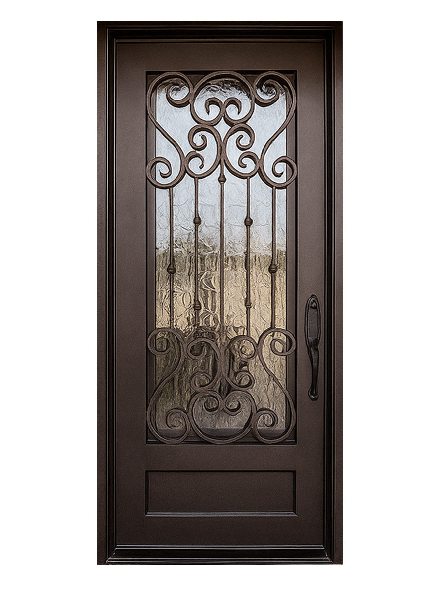 Royal 169 Wrought Iron Custom Exterior Door by Nova