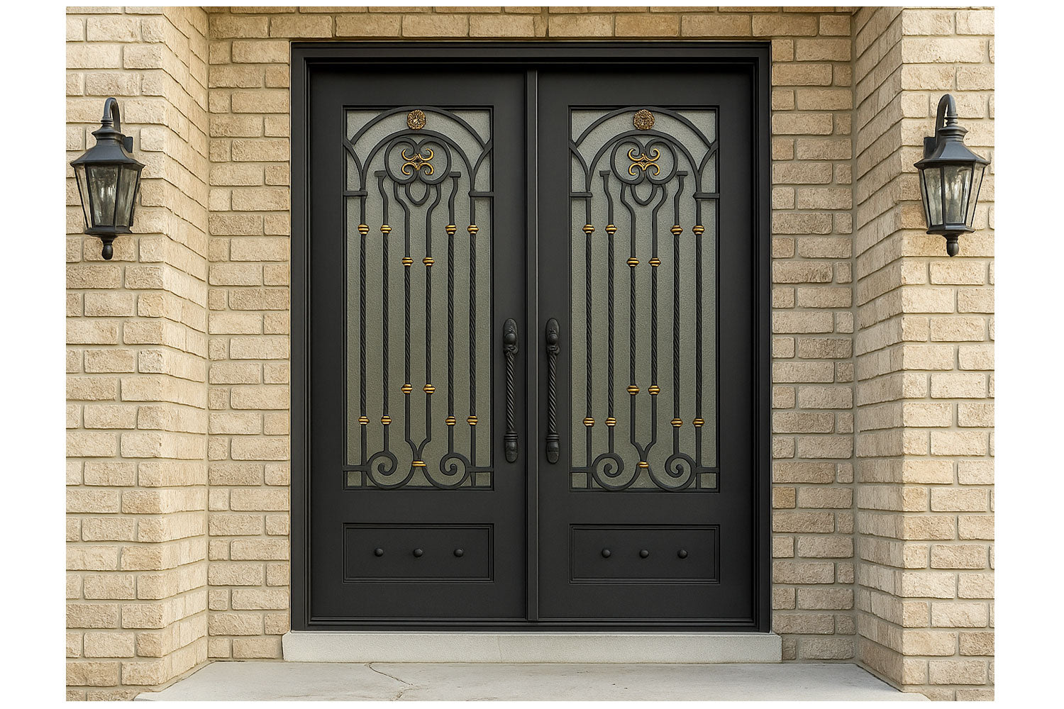 Royal 178 Wrought Iron Custom Exterior Door by Nova