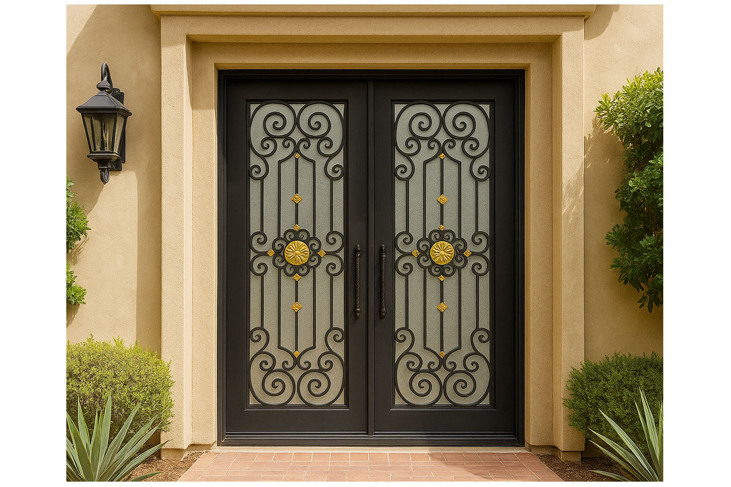 Royal 179 Wrought Iron Custom Exterior Door by Nova