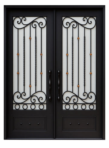Royal 180 Wrought Iron Custom Exterior Door by Nova
