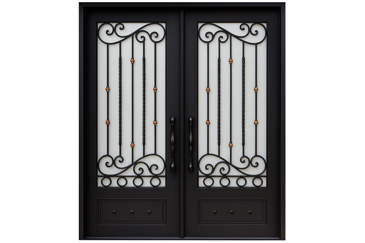 Royal 180 Wrought Iron Custom Exterior Door by Nova