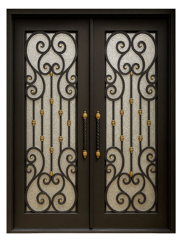 Royal 181 Wrought Iron Custom Exterior Door by Nova