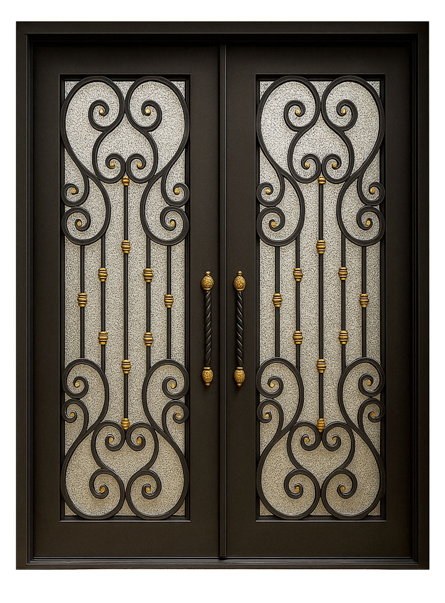 Royal 181 Wrought Iron Custom Exterior Door by Nova