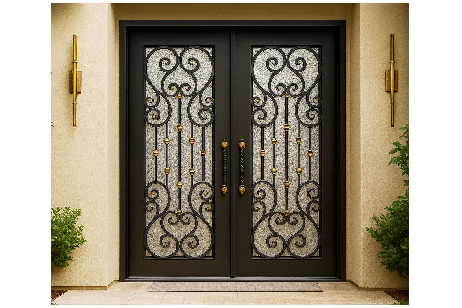 Royal 181 Wrought Iron Custom Exterior Door by Nova