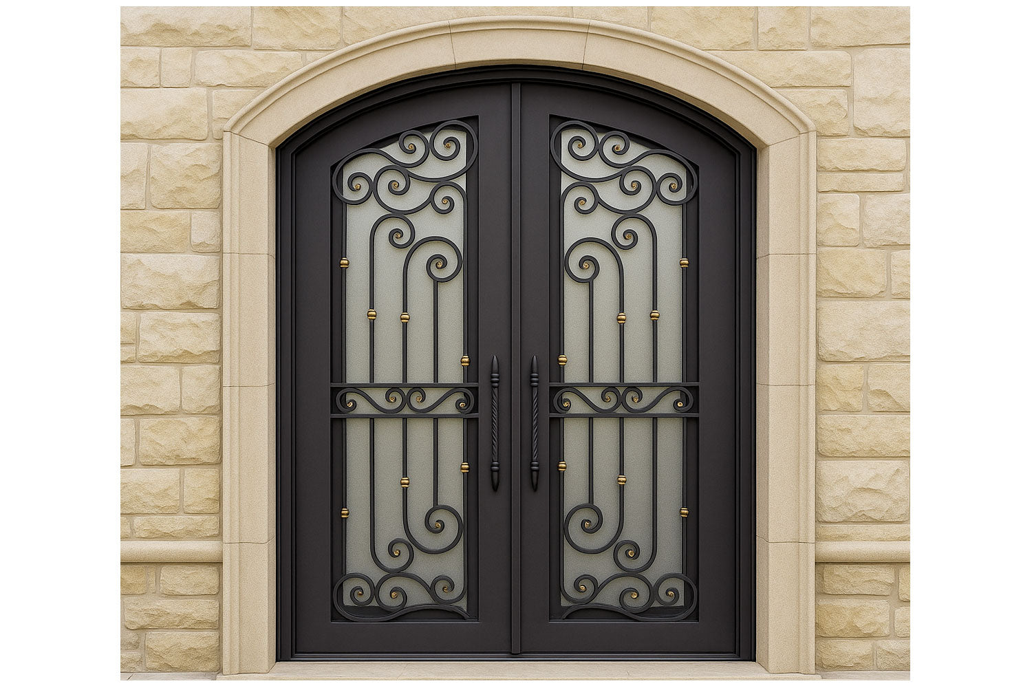 Royal 183 Wrought Iron Custom Exterior Door by Nova