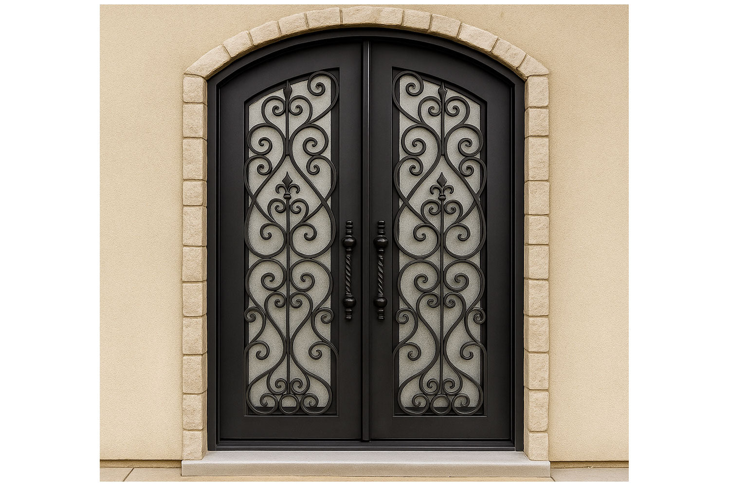 Royal 184 Wrought Iron Custom Exterior Door by Nova