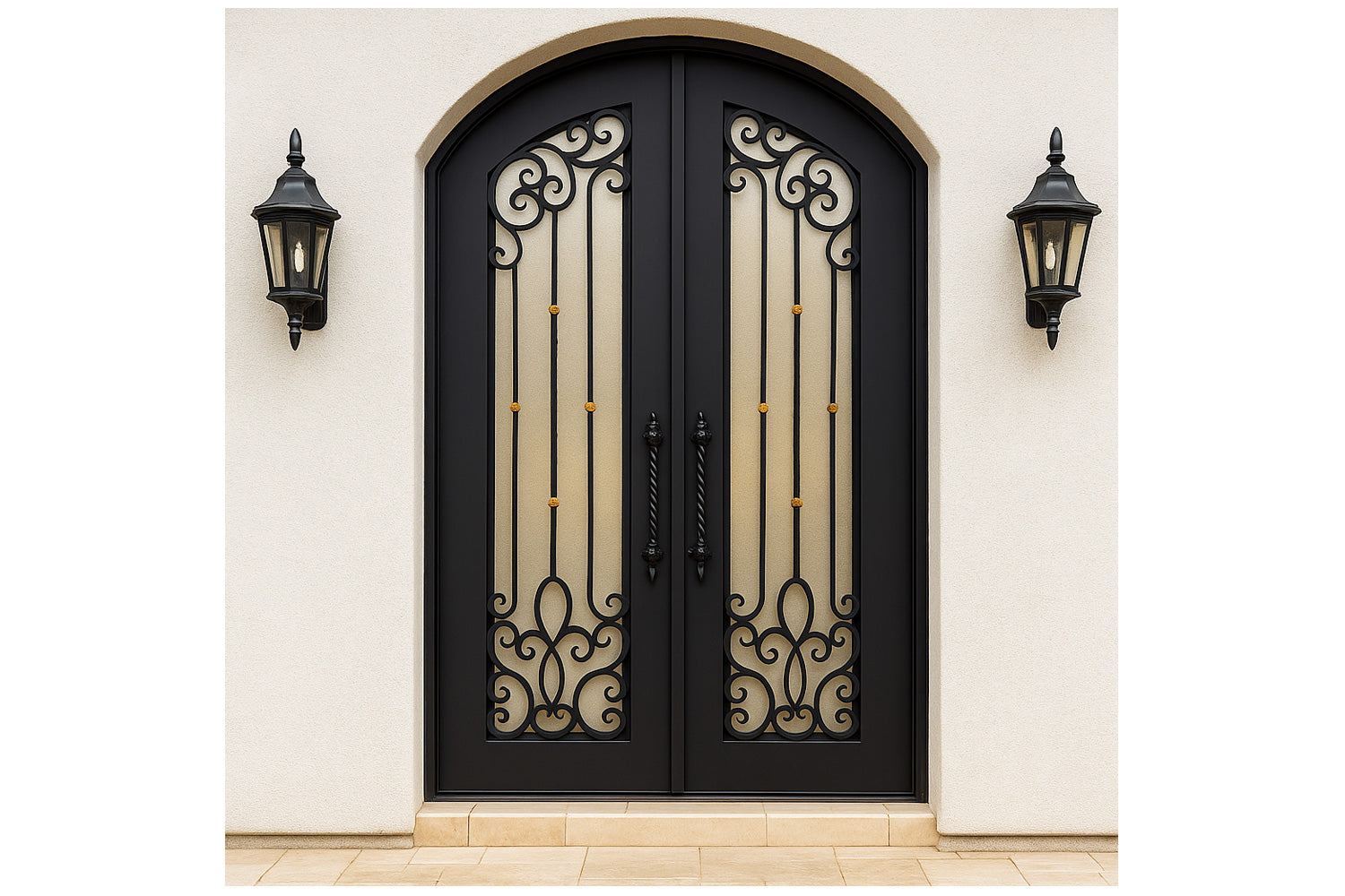 Royal 186 Wrought Iron Custom Exterior Door by Nova