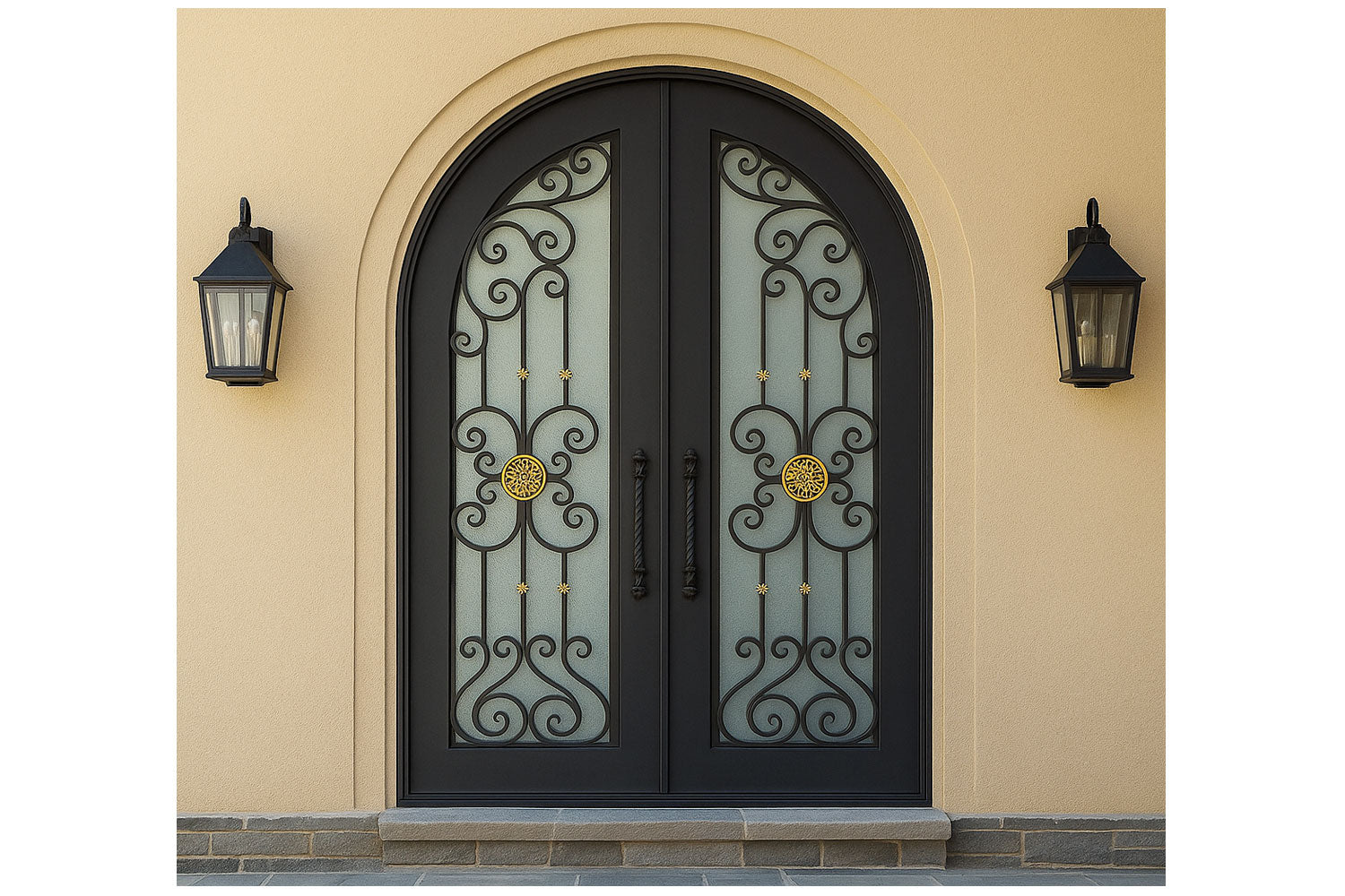 Royal 187 Wrought Iron Custom Exterior Door by Nova