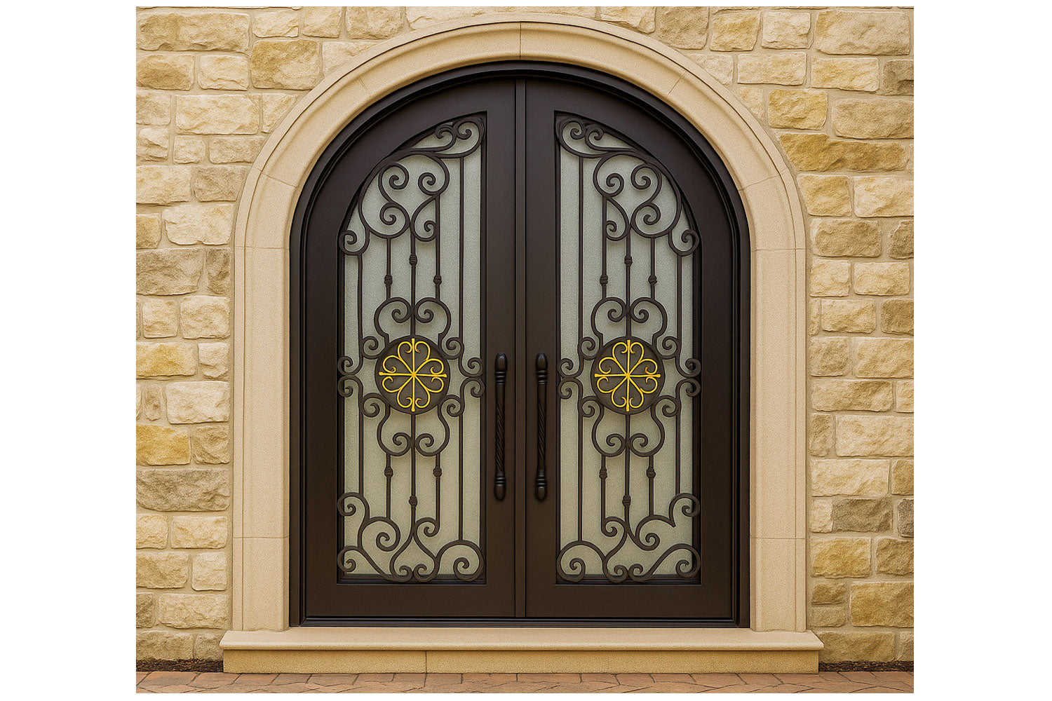 Royal 188 Wrought Iron Custom Exterior Door by Nova